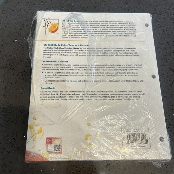 General, Organic, & Biological Chemistry Janet Gorzynski Smith 4th Edition Loose - Picture 2 of 3